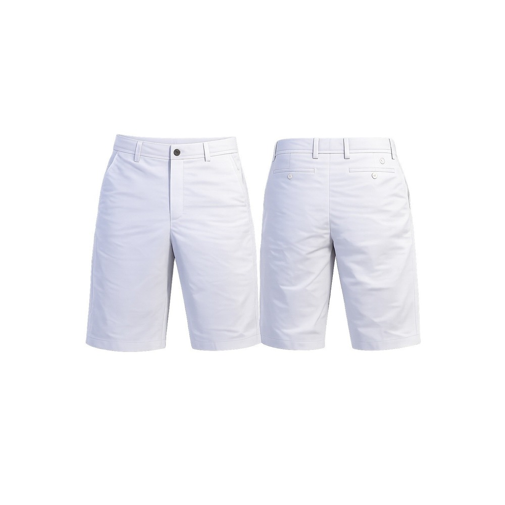 Straight Down Golf Shorts Mens 38x10 GRAY Performance Heathered Pockets